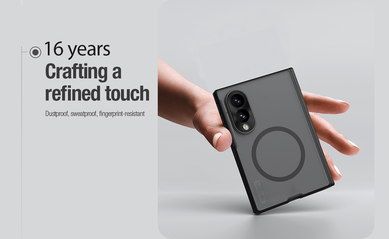 Nillkin Super Frosted Fold Magnetic zaščitni ovitek za Samsung Galaxy Z Fold8, črn - slika 9