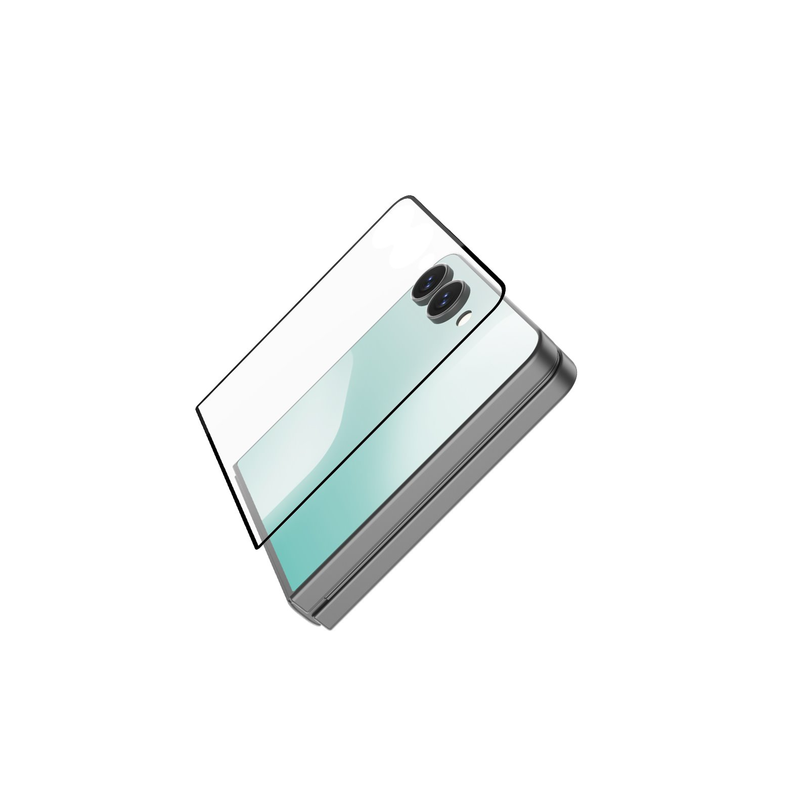 Nillkin 2.5D CP+ PRO zaščitno kaljeno steklo za Samsung Galaxy Z Flip7 / Z Flip8 - za zunanji ekran - slika 4