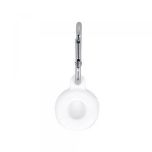 Silikonski obesek za Apple AirTag lokator - bel