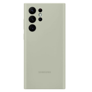 Samsung original silikonski ovitek EF-PS908TME za Samsung Galaxy S22 Ultra 5G - olivno zelena