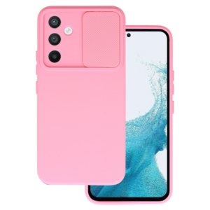 Onasi Lens Cover silikonski ovitek zaščita za Samsung Galaxy S23 FE - roza