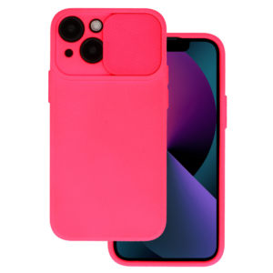 Onasi Lens Cover silikonski ovitek zaščita za iPhone 15 - pink