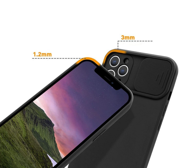 Onasi Lens Cover silikonski ovitek zaščita za Samsung Galaxy A23 - črn - Image 4