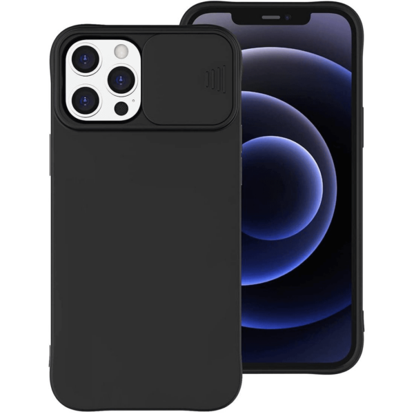 Onasi Lens Cover silikonski ovitek zaščita za iPhone 16 Pro Max - črn - Image 6