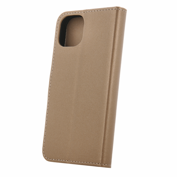 Onasi preklopna torbica Fancy Diary gladka Samsung Galaxy S25 Plus 5G - zlata - Image 3