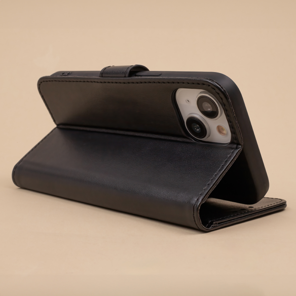 Onasi preklopna torbica Fancy Diary gladka Samsung Galaxy A55 - črna - Image 4