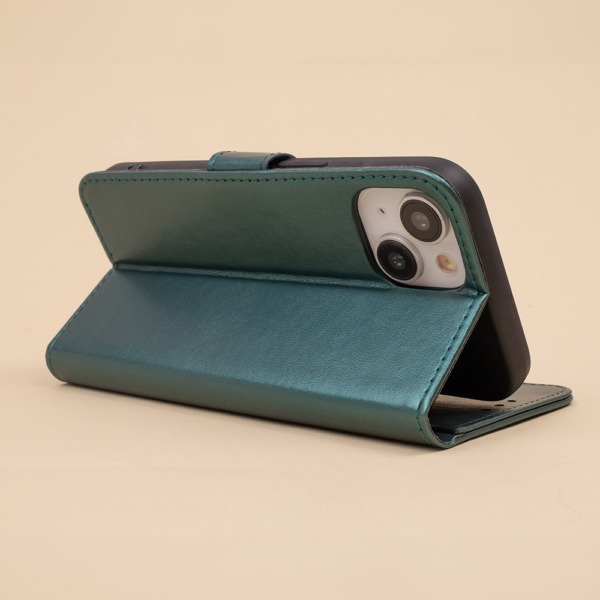 Onasi preklopna torbica Fancy Diary gladka Samsung Galaxy A56 - zelena - Image 4