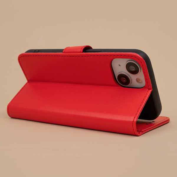 Onasi preklopna torbica Fancy Diary gladka Samsung Galaxy A56 - rdeča - Image 6