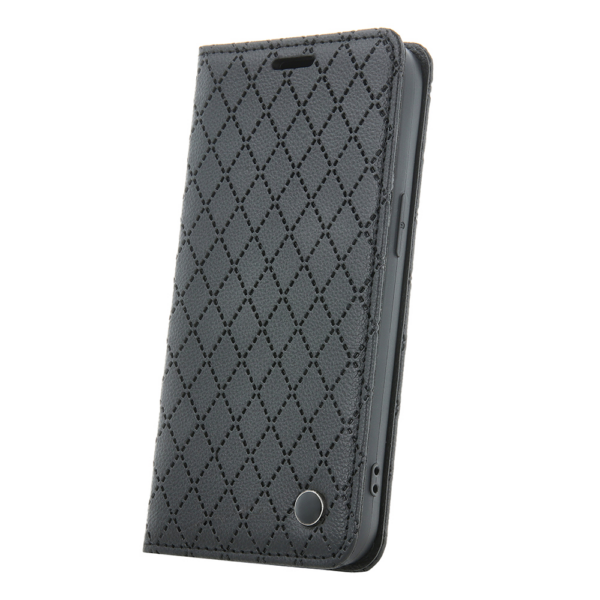 Onasi preklopna torbica Karo za Samsung Galaxy A15 5G - črn