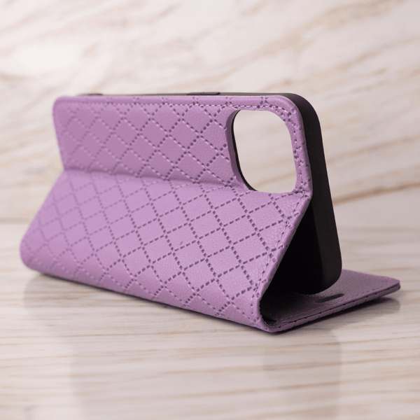 Onasi preklopna torbica Karo za Samsung Galaxy A56 - vijola - Image 4