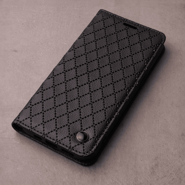 Onasi preklopna torbica Karo za Xiaomi Redmi 14C - črn - Image 6