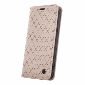 Onasi preklopna torbica Karo za Xiaomi Redmi Note 14 Pro - bež