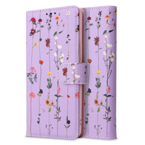 Onasi preklopna torbica Wallet denarnica Fancy Diary Samsung Galaxy A35 - Pomlad vijola