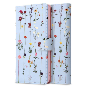 Onasi preklopna torbica Wallet denarnica Fancy Diary Samsung Galaxy A14 - Pomlad modra