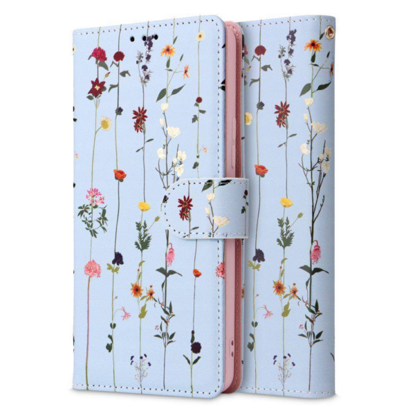 Onasi preklopna torbica Wallet denarnica Fancy Diary Samsung Galaxy A14 - Pomlad modra