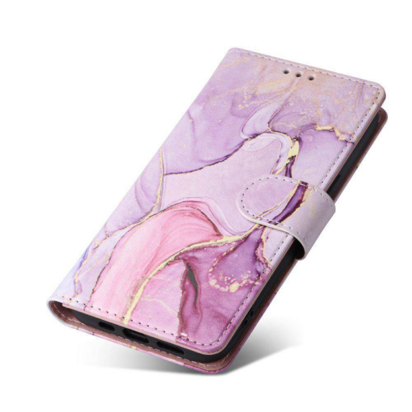 Onasi preklopna torbica Wallet denarnica Fancy Diary Marmor Samsung Galaxy A55 - vijola - Image 2