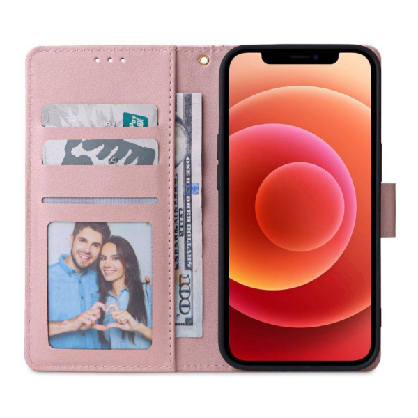 Onasi preklopna torbica Wallet denarnica Fancy Diary Marmor Samsung Galaxy A55 - vijola - Image 4