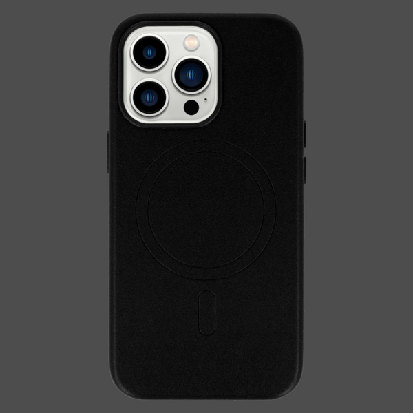 Onasi usnjen ovitek MagSafe za iPhone 13 6.1 - črn - Image 6