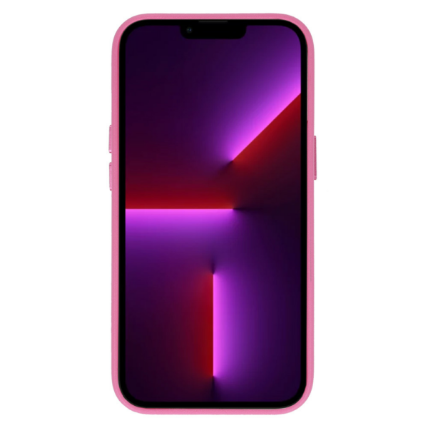 Onasi usnjen silikonski ovitek MagSafe za iPhone 14 Pro - pink - Image 3