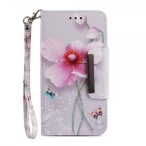 Onasi Vivid preklopna torbica za Samsung Galaxy A7 2018 A750 - pink flower