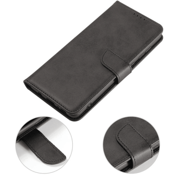 Onasi Wallet denarnica usnjena preklopna torbica Samsung Galaxy S25 Ultra 5G - črna - Image 3