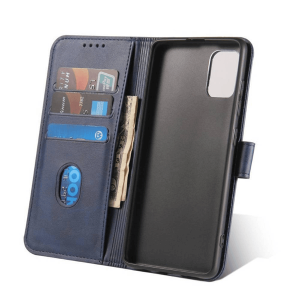 Onasi Wallet denarnica usnjena preklopna torbica Samsung Galaxy A25 - modra - Image 4