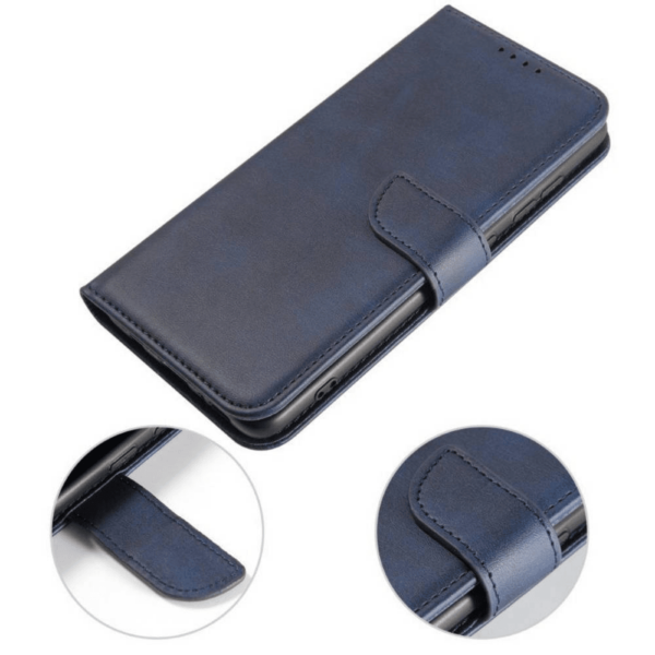 Onasi Wallet denarnica usnjena preklopna torbica Samsung Galaxy A25 - modra - Image 6
