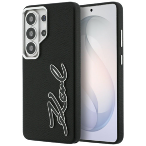 Originalen KARL LAGERFELD ovitek Samsung Galaxy S26 Ultra 5G - črn - KLHCS26LPGFKSRSK