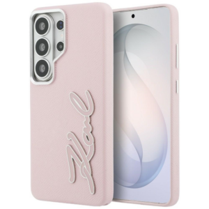 Originalen KARL LAGERFELD ovitek Samsung Galaxy S26 Ultra 5G - roza - KLHCS26LPGFKSRSP