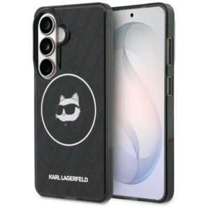 Originalen KARL LAGERFELD ovitek IML MagSafe Samsung Galaxy S26 5G - Choupette - črn - KLHMS26SHMKBCHOK