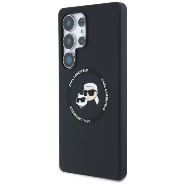 Originalen KARL LAGERFELD ovitek MagSafe Samsung Galaxy S25 Ultra 5G - Heads - črn - KLHMS25LSKCHTCK - Image 2