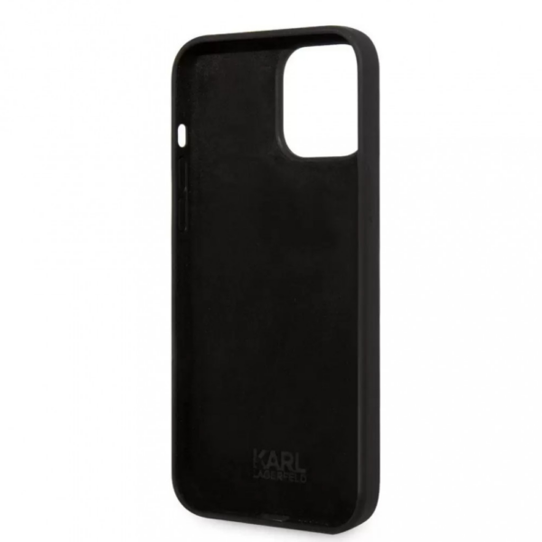 Originalen KARL LAGERFELD ovitek iPhone 13 Pro Max- IML NFT Choupette Body -  črn silikonska zaščita -  KLHCP13XSNCHBCK - Image 5