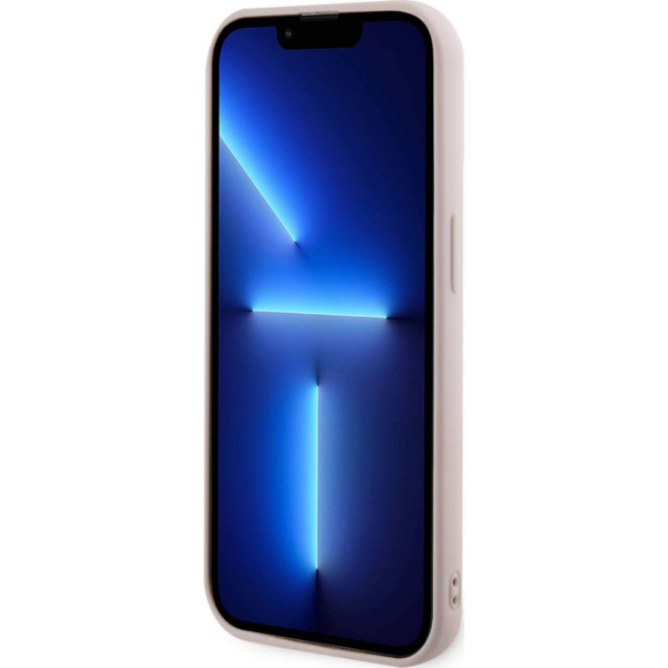 Originalen KARL LAGERFELD ovitek iPhone 15 Pro - Logo 3D - roza zaščita - KLHCP15L3DMBKCP - Image 5