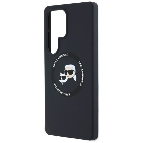 Originalen KARL LAGERFELD ovitek MagSafe Samsung Galaxy S25 Ultra 5G - Heads - črn - KLHMS25LSKCHTCK - Image 6