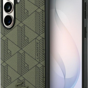 Originalen LACOSTE ovitek Magnetic Samsung Galaxy S26 5G - monogram - temno zelen - LCHMS26SPBSB