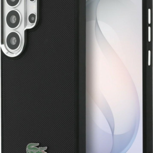 Originalen LACOSTE ovitek Magnetic Samsung Galaxy S26 Ultra 5G - Petit Pique - črn - LCFCMS26LPLAK