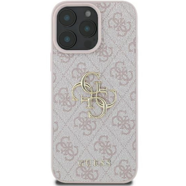 Originalni GUESS ovitek GUHCP16X4GMGPI za iPhone 16 Pro Max - Leather  - roza - Image 2