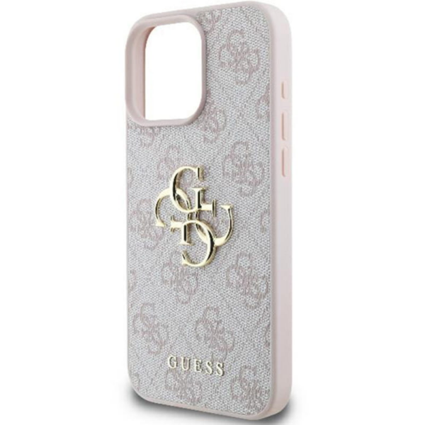 Originalni GUESS ovitek GUHCP16X4GMGPI za iPhone 16 Pro Max - Leather  - roza - Image 4