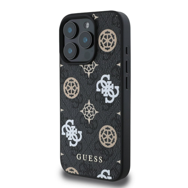 Originalni GUESS ovitek GUHMP16XP4PWPK za iPhone 16 Pro Max - MagSafe - Stamp - PU - črn - Image 2