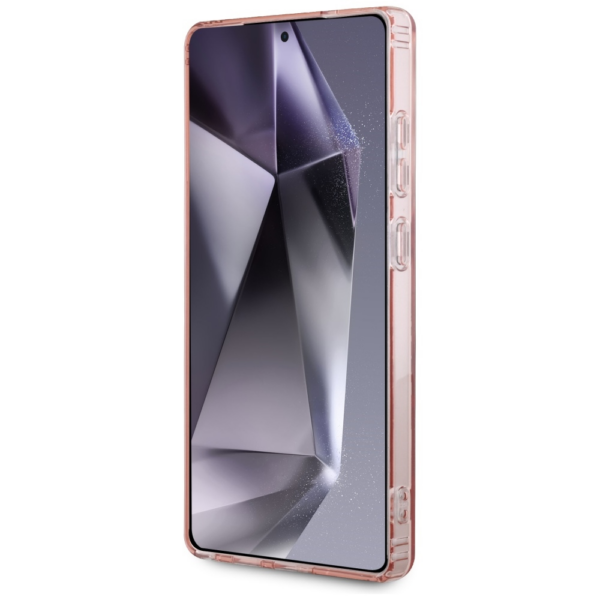 Originalni GUESS ovitek GUHMS25LPFTDTEP za Samsung Galaxy S25 Ultra 5G - MagSafe - roza s kristalčki - Image 5