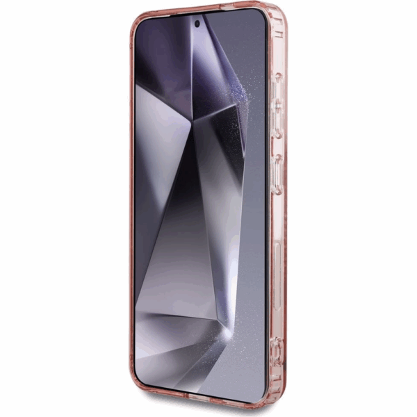Originalni GUESS ovitek GUHMS25SPFTDTEP za Samsung Galaxy S25 5G - MagSafe - roza s kristalčki - Image 5