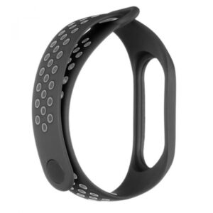 Pašček za uro Xiaomi Mi Band 5 in 6 - črno siv