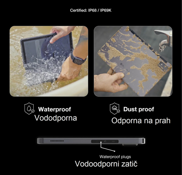 AGM tablica P1 Pad vodoodporna in odporna na prah IP68 8GB / 256GB - Image 5