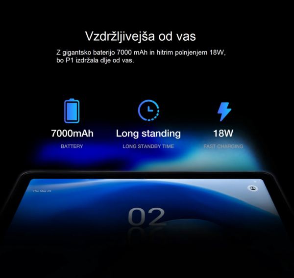 AGM tablica P1 Pad vodoodporna in odporna na prah IP68 8GB / 256GB - Image 15