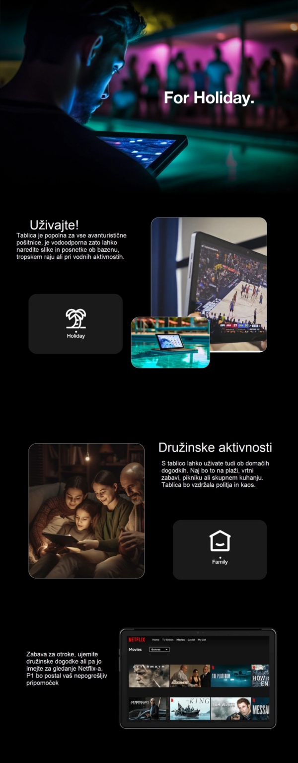 AGM tablica P1 Pad vodoodporna in odporna na prah IP68 8GB / 256GB - Image 10