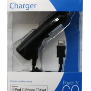 Pama avtopolnilec 12/24V iPhone Lightning - certificiran - črn