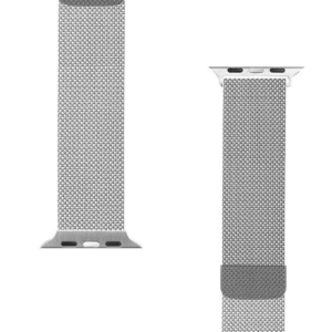Pašček za uro Apple Watch 1, 2, 3, 4, 5, 6, SE 42/44/48 mm - kromiran srebrn