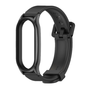 Pašček za uro Xiaomi Mi Band 5, 6 in 7 - črn