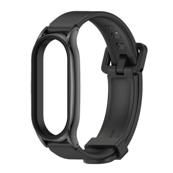 Pašček za uro Xiaomi Mi Band 5, 6 in 7 - črn
