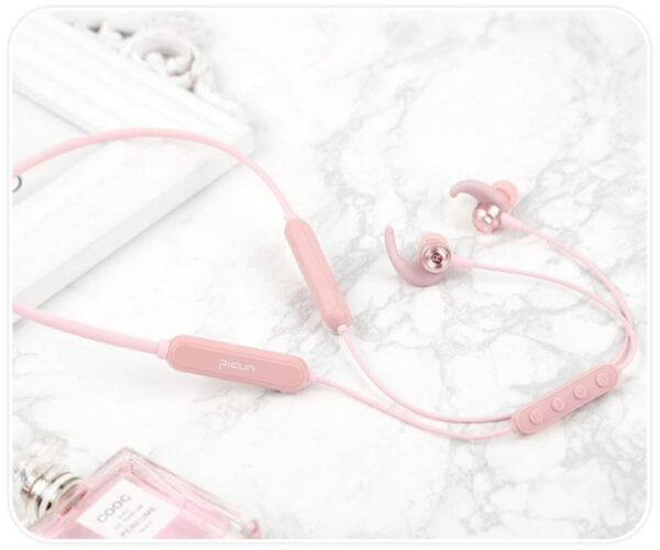 Picun bluetooth slušalke H18-X športne - roza - Image 2